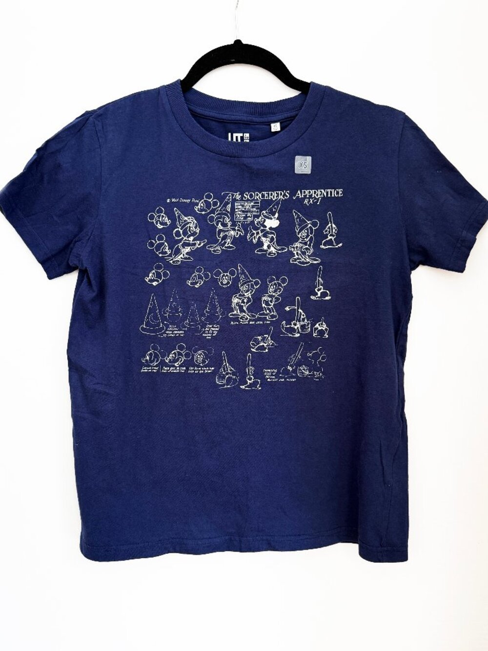 Uniqlo UT Disney Sorcerer’s Apprentice Mickey Tee XS NWT